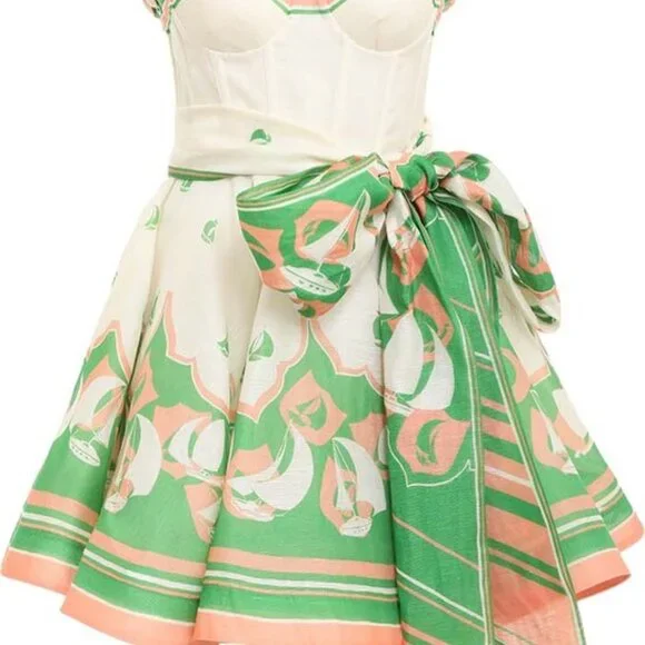 ZIMMERMANN HIGH TIDE MINI DRESS - Picture 2 of 9